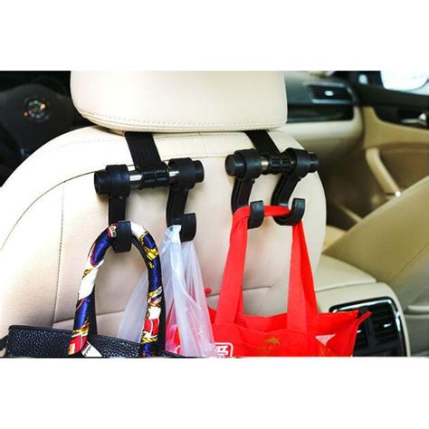 car seat cover hooks|car back seat headrest hooks.